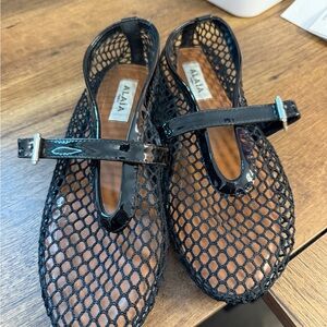 Alaia Fishnet Flats
